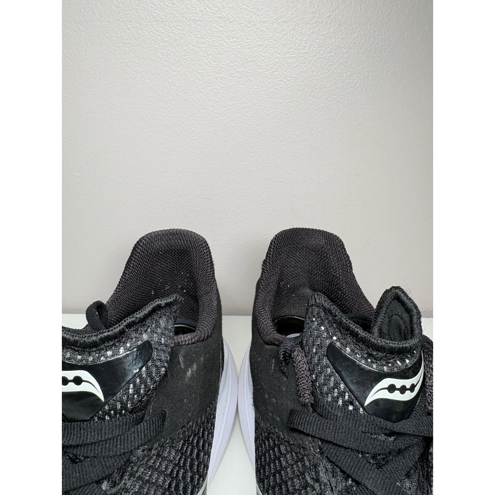 Saucony Men's Kinvara 14 Athletic Running Shoes Black White - Size 11(Wide) - Picture 6 of 11
